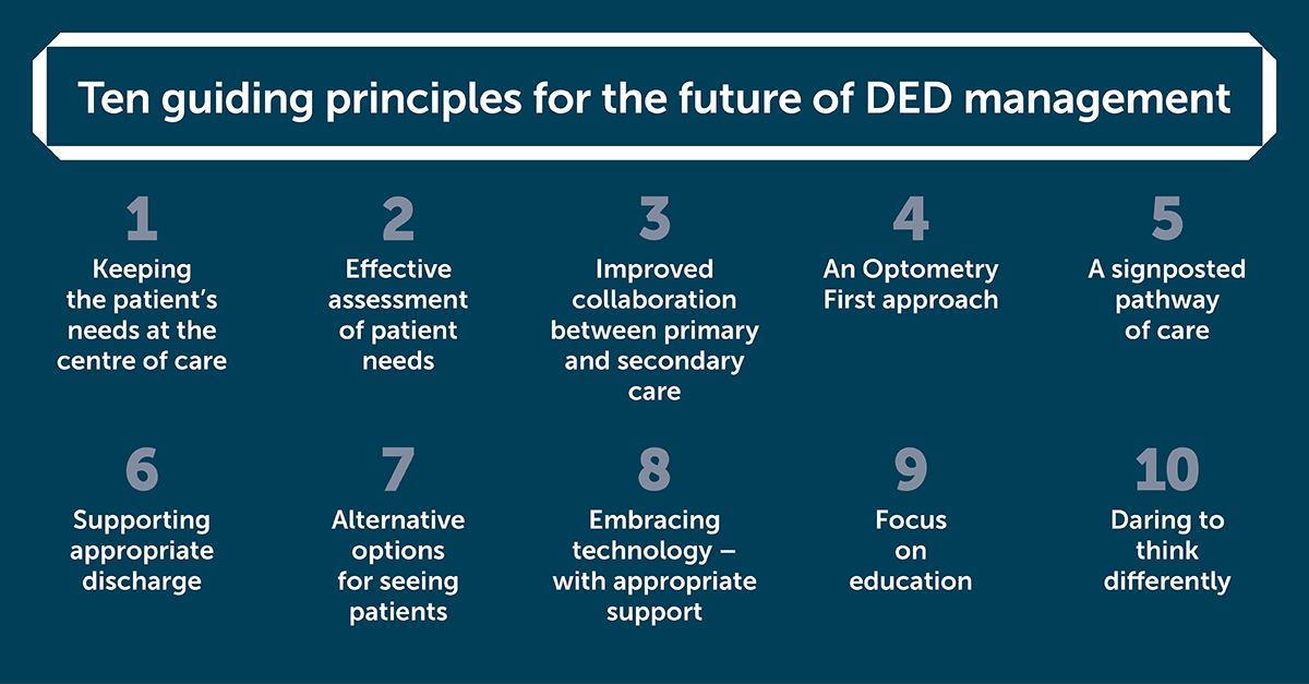 Image showing the 10 principles of dry eye